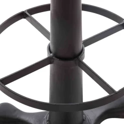 Tabouret Bar Cuir Retro Chic H.80Cm