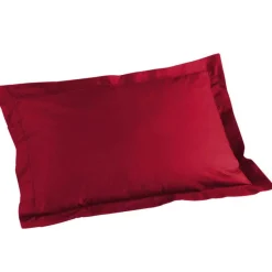 maxibazar Taie D Oreiller Volant Plat 50X70Cm Lina Coquelicot