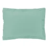 maxibazar Taie D Oreiller Vp 50X70Cm Percale 78 Fils Sauge