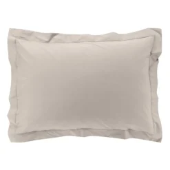 maxibazar Taie D Oreiller Vp 50X70Cm Percale Uni Naturel P. Bourdon