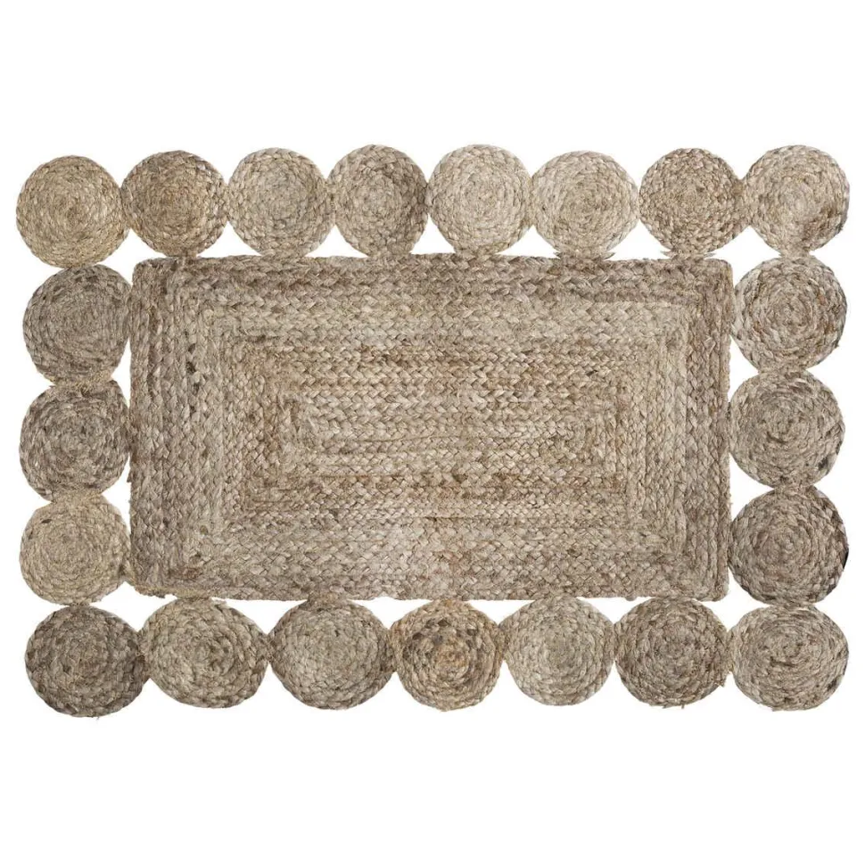 Atmosphera Tapis Ajoure En Jute 60X90Cm