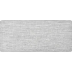 maxibazar Tapis Andy 50X120Cm Vinyle Aspect Chine Gris Clair