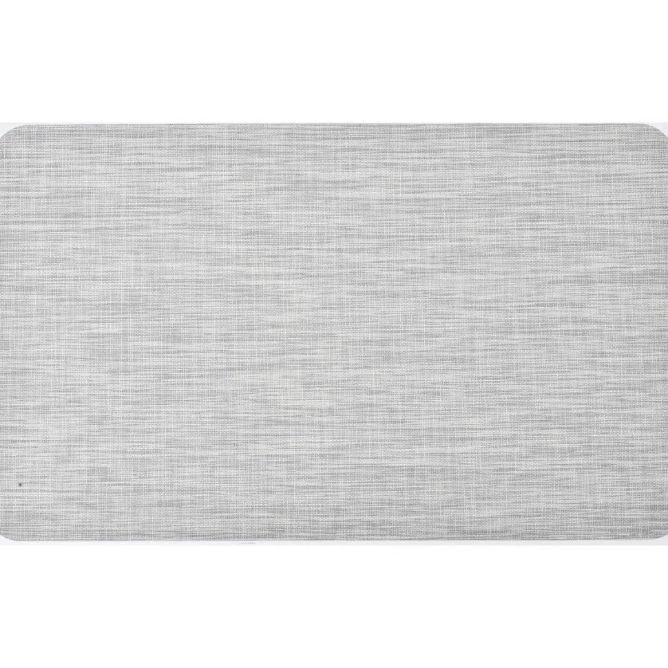 maxibazar Tapis Andy 45X60Cm Vinyle Aspect Chine Gris Clair