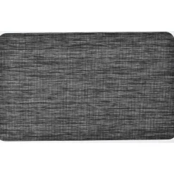 maxibazar Tapis Andy 50X80Cm Vinyle Aspect Chine Gris Fonce