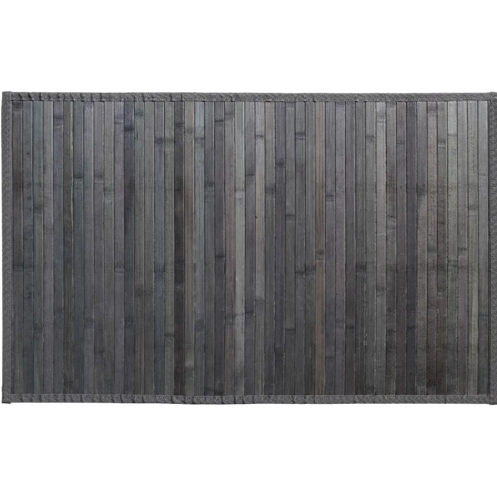 Five Tapis Bambou Latte Gris Fonce 50X80Cm