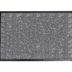 maxibazar Tapis Baptiste 60X80Cm Polyamide Pvc Bleu Gris Chine