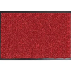 maxibazar Tapis Baptiste 60X80Cm Polyamide Pvc Rouge