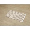 Tapis Boules Tricolore 50X90Cm Blanc Beige