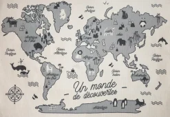 Atmosphera Tapis Carte Du Monde