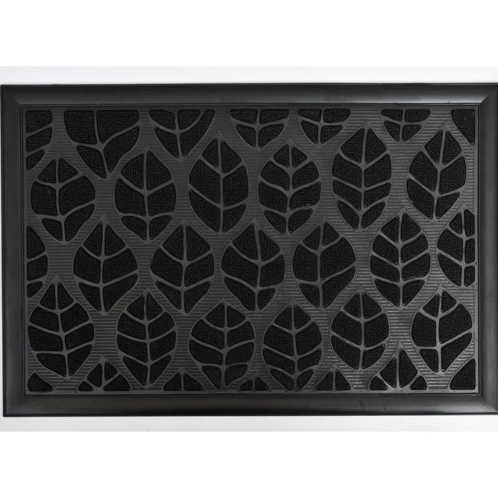 maxibazar Tapis Central Park 40X60Cm Polypro Caoutchouc Noir