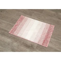 Tapis Chine Microfibre 50X70Cm Degrade Rose