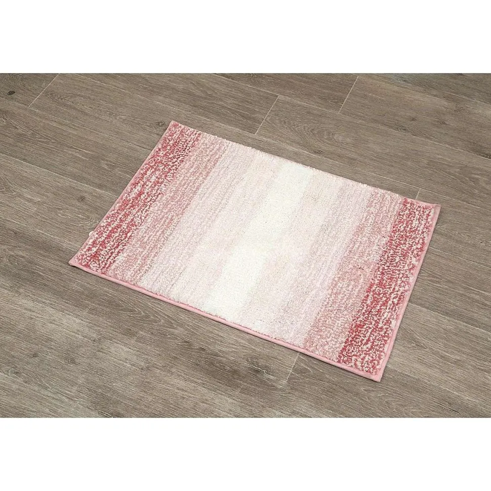 Tapis Chine Microfibre 50X70Cm Degrade Rose