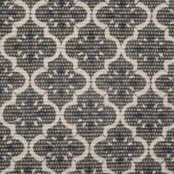 Atmosphera Tapis Coton Imprime Gris Fonce 60X90Cm