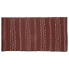 maxibazar Tapis Coton Jute Bota Terracotta 70X140Cm