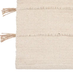 maxibazar Tapis Coton Pompon Jute 60X90Cm En Box