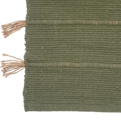 maxibazar Tapis Coton Pompon Jute 60X90Cm En Box