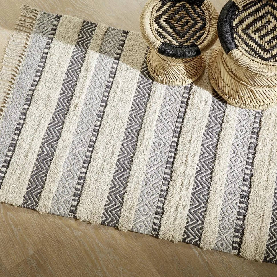 Atmosphera Tapis Coton Relief 2 D.90X150Cm