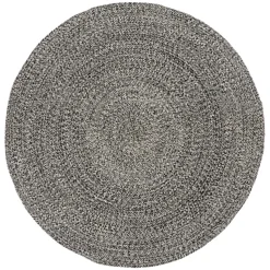 maxibazar Tapis Coton Tresse Bico Cafe D.120Cm