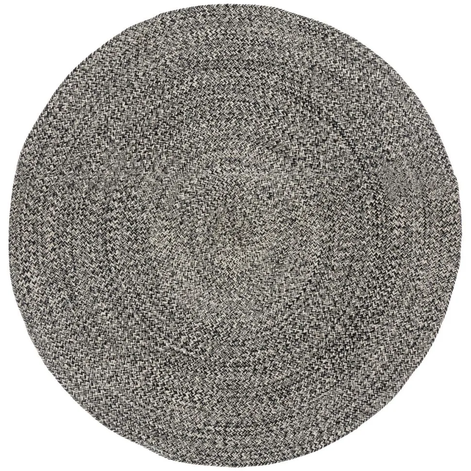 maxibazar Tapis Coton Tresse Bico Cafe D.120Cm