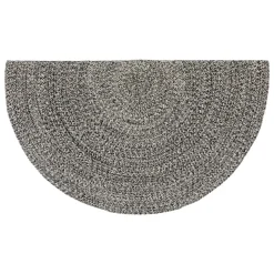 maxibazar Tapis Coton Tresse Bico Cafe D.120Cm