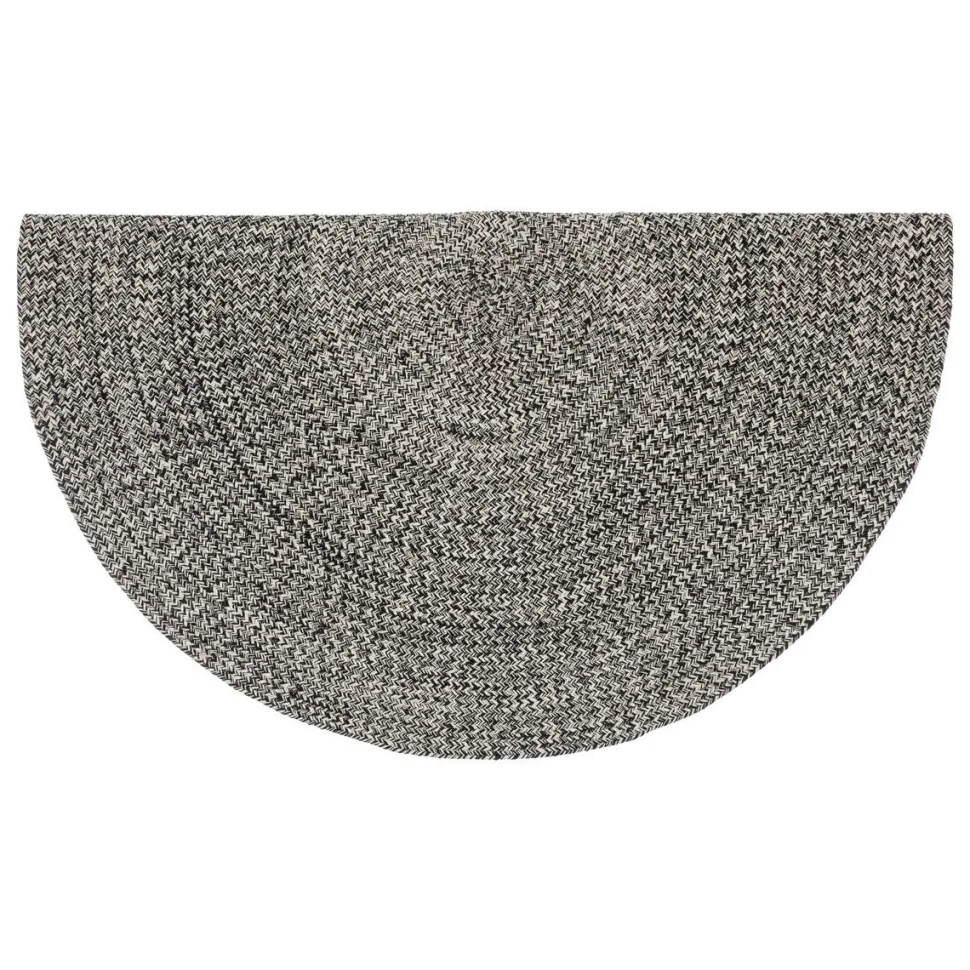 maxibazar Tapis Coton Tresse Bico Cafe D.120Cm