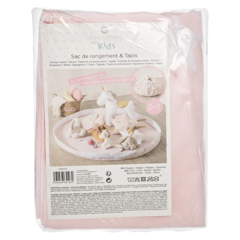 Atmosphera Tapis De Jeux A Remballer Rose
