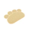 Tapis De Litiere Forme Patte D.40X30Cm Naturel