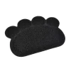 Tapis De Litiere Pattou Pour Chat Noir 30X40Cm