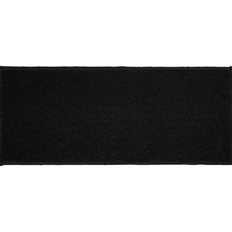maxibazar Tapis Deco Rectangle 50X120 Cm Uni Primobis Noir