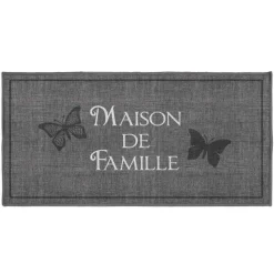maxibazar Tapis Deco Rectangle 57X115 Cm Imprime Familia