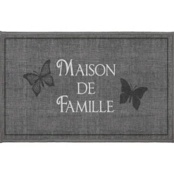 maxibazar Tapis Deco Rectangle 50X80 Cm Imprime Familia