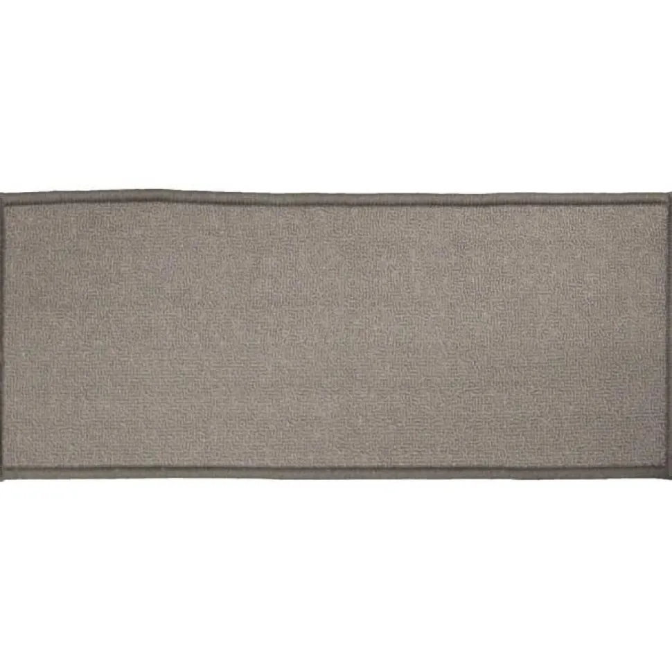 maxibazar Tapis Deco Rectangle 50X120 Cm Uni Primobis Gris
