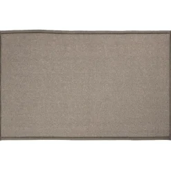 maxibazar Tapis Deco Rectangle 50X80 Cm Uni Primobis Gris
