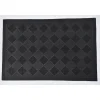 maxibazar Tapis Drew 40X60Cm Damier Caoutchouc Noir