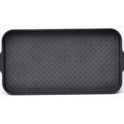 maxibazar Tapis Egouttoir 37X73Cm Polyethylene Noir