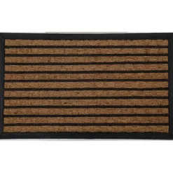 maxibazar Tapis Eloi 45X75Cm Coco Tresse Caoutchouc Traits