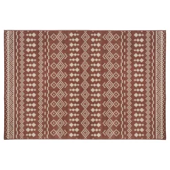 maxibazar Tapis Exterieur Et Interieur Color Terracotta 150X230Cm