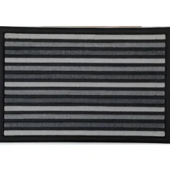 maxibazar Tapis Gautier 40X60Cm Nylon Caoutchouc Gris