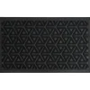 maxibazar Tapis Geo 45X75Cm Polyester Caoutchouc Noir