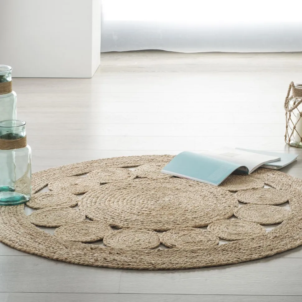 Atmosphera Tapis Jute Ajoure D.120Cm
