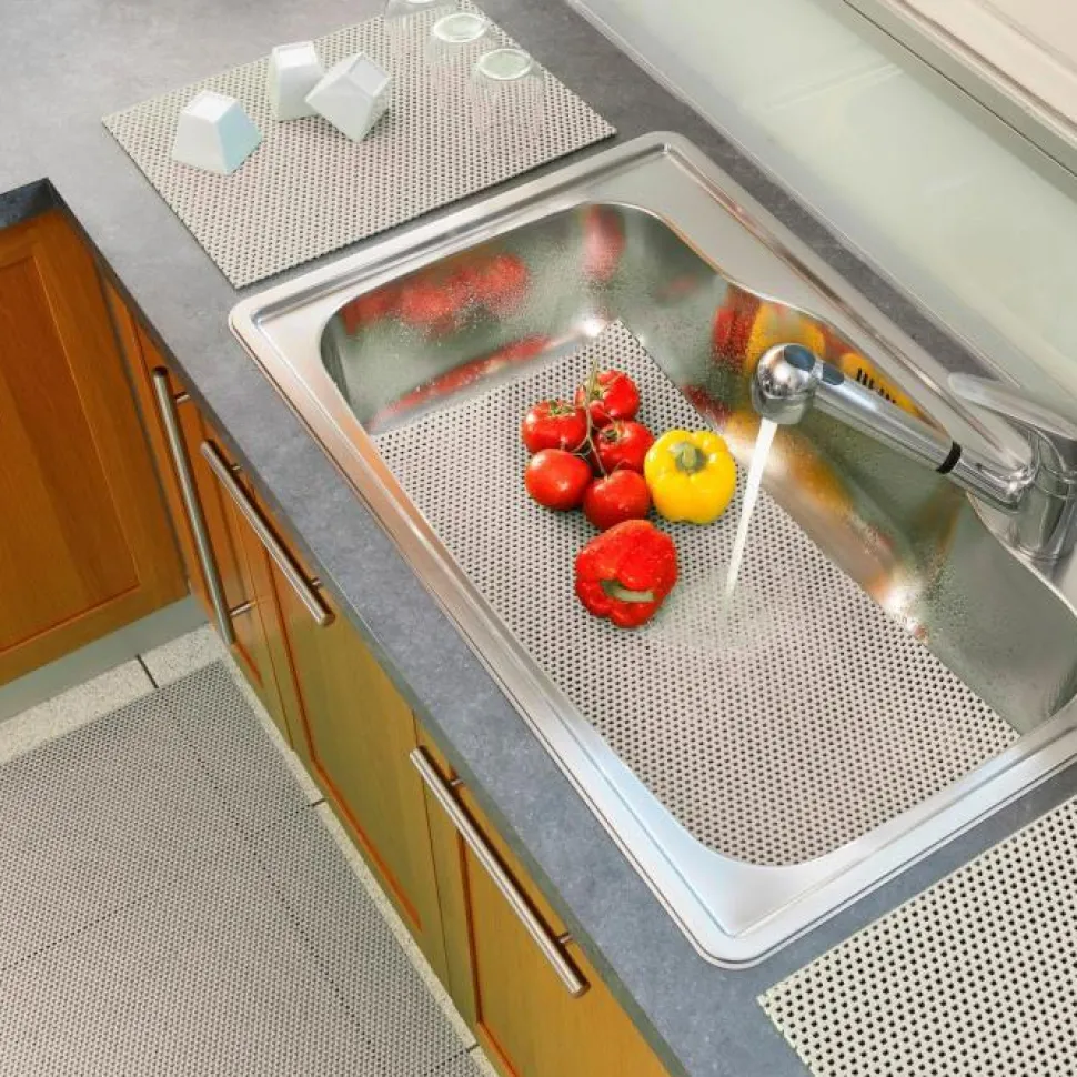 maxibazar Tapis Multiusage 43X32 Cm Softy Uni Tubulo Nat