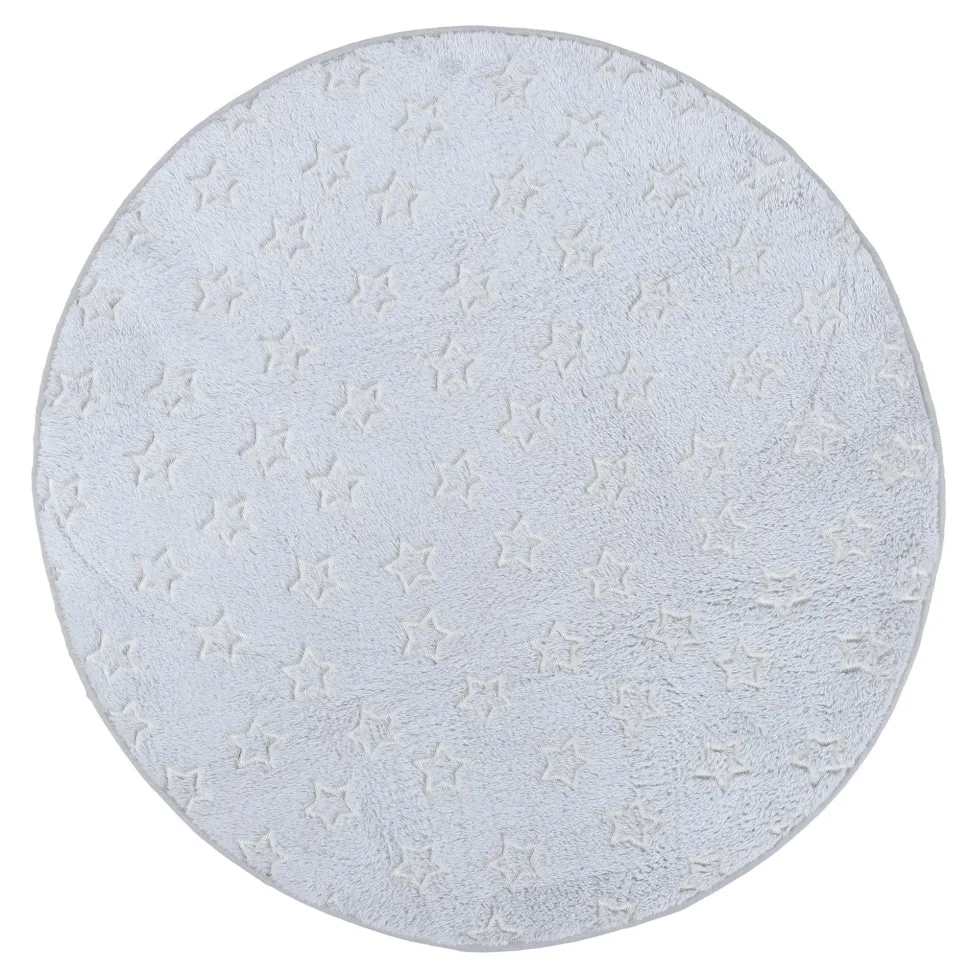 maxibazar Tapis Phosphorescent Etoile Gris 70Cm