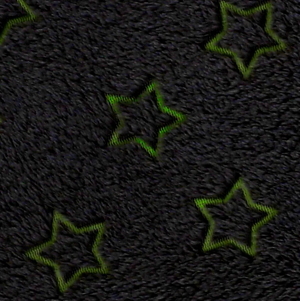 maxibazar Tapis Phosphorescent Etoile Gris 70Cm