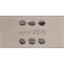 maxibazar Tapis Rectangle 50X120Cm Imprime Esprit Zen