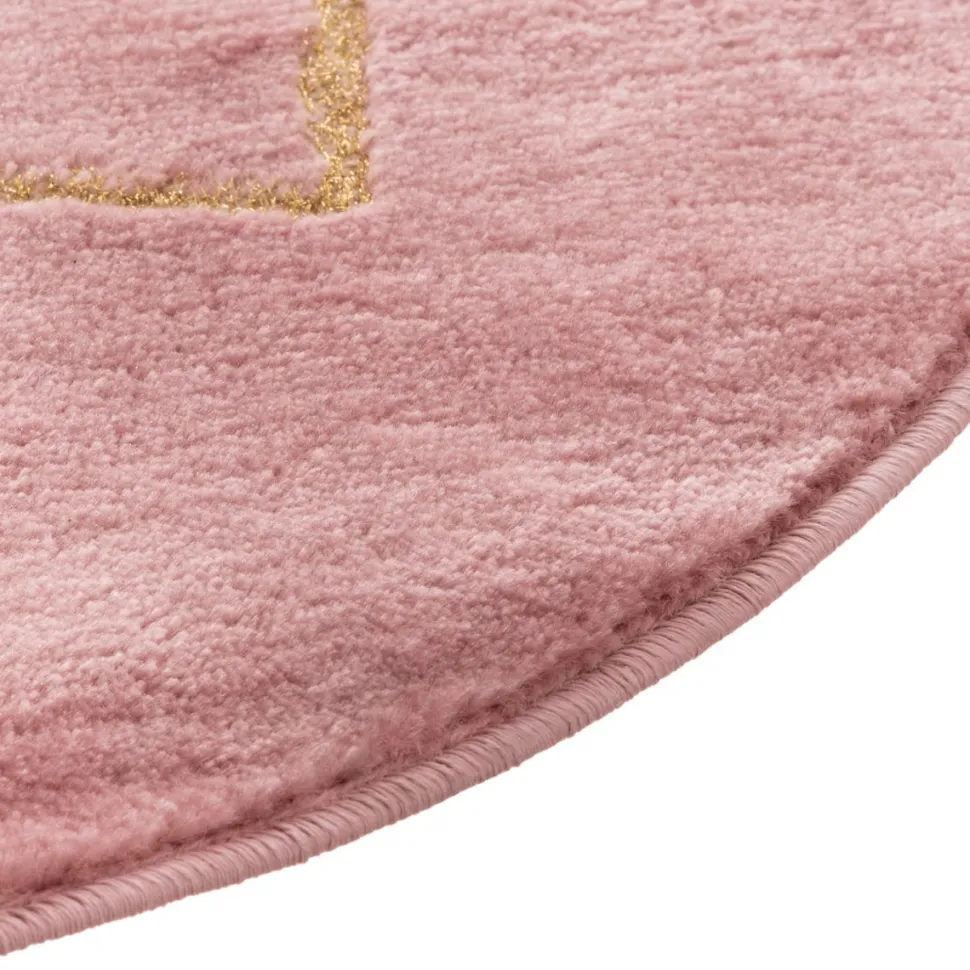 Atmosphera Tapis Rond Couronne Lurex D.80Cm