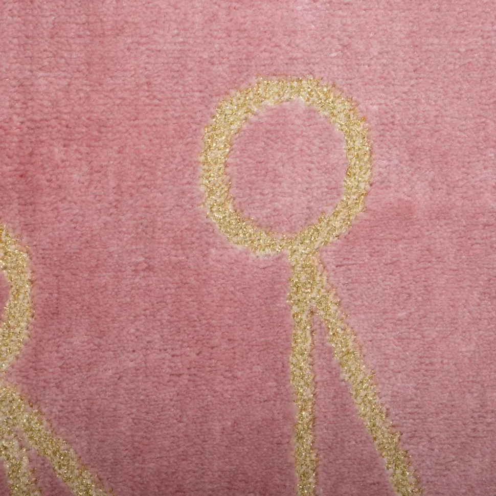 Atmosphera Tapis Rond Couronne Lurex D.80Cm