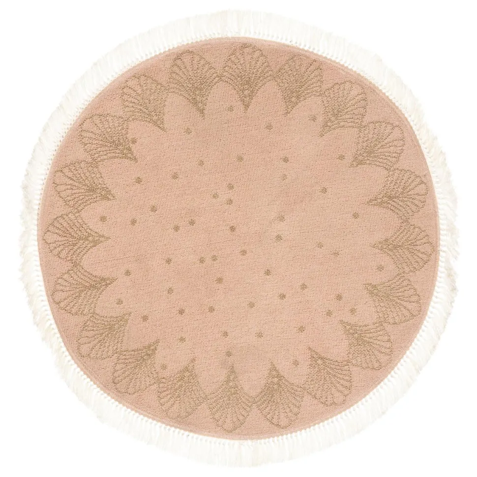 Atmosphera Tapis Rosace Jute Et Lurex