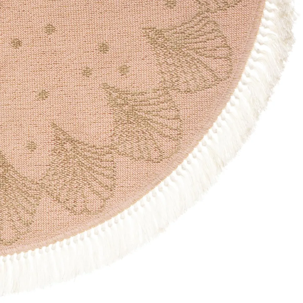 Atmosphera Tapis Rosace Jute Et Lurex