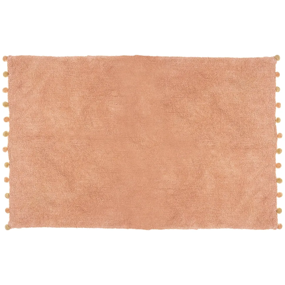 Atmosphera Tapis Rose Et Lurex 100X150Cm