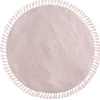Atmosphera Tapis Rose Lurex Franges D.90Cm